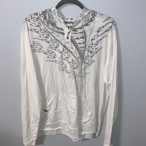 Maori Hook lightweight hooded long-sleeve shirt